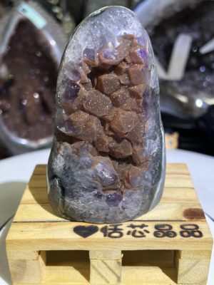 珍藏精品-烏拉圭天然軟糖意象水晶